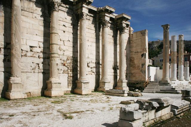 Athens - Hadrian's Library at Monastiraki 