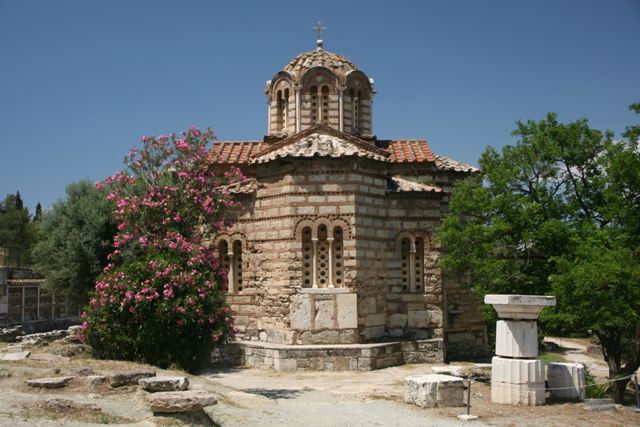 Athens - Agioi Apostoloi Athina Byzantine church