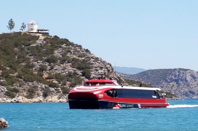 Poros Island - The new 'AERO Highspeed' boats