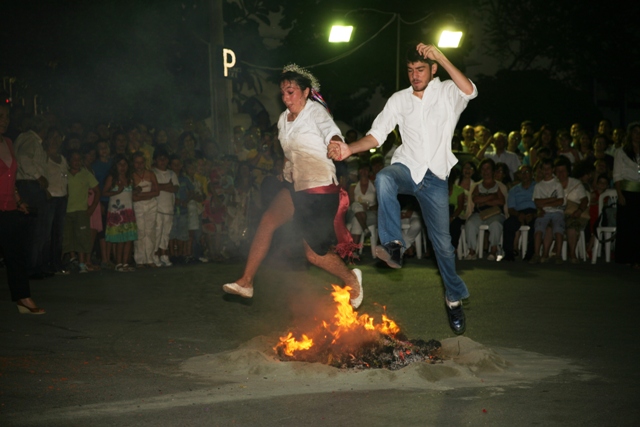 June 23 - 'Klinodas' St.John's festival - Jumping over the flames