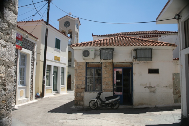 Old Village commercial centre by the Panaghia church