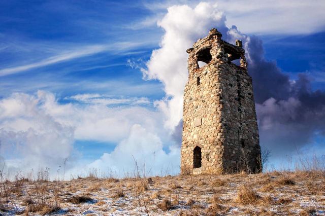 Franchthi - Macedonian watchtower reconstruction